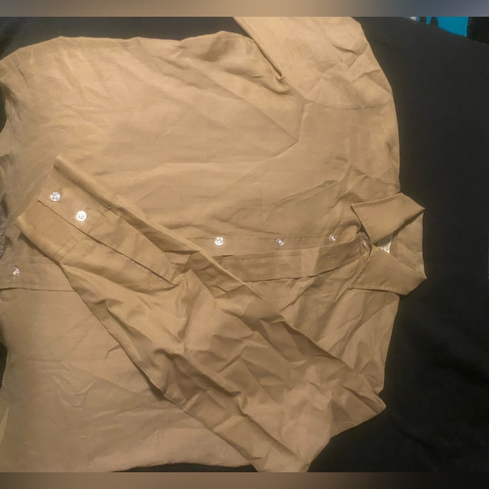 Size M. Vintage Kent Collection By Arrow Drake. Long Sleeve Button Up